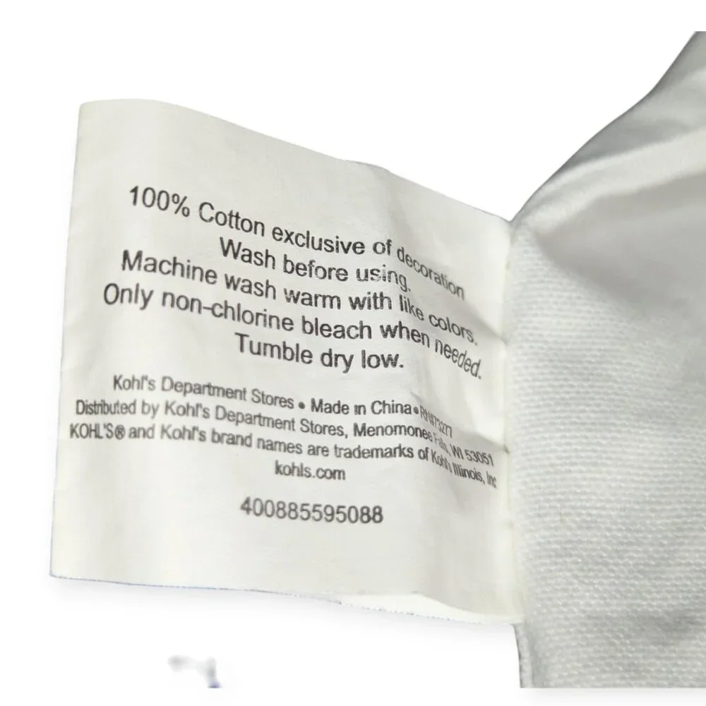 Tag Valentine's 100% Cotton Hand Towels Set of 2